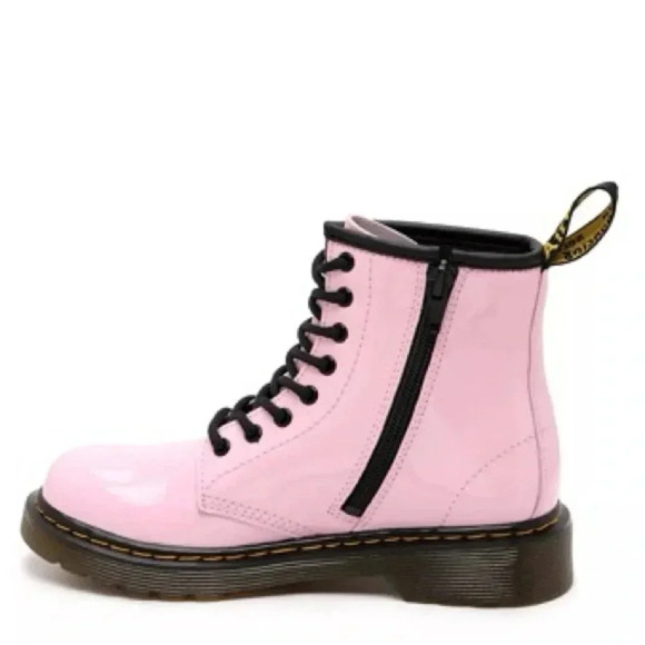 Dr. Martens gir’s 1460 pink ankle patent leather Boot Size 4M - Picture 3 of 11